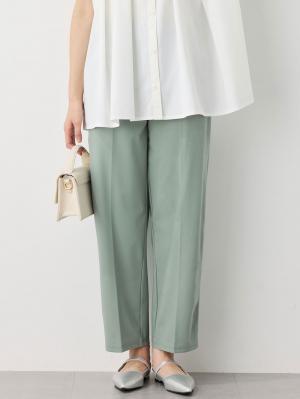 Rosemadame（ローズマダム）接触冷感カノコストレッチワイドテーパードパンツ　マタニティ・産後【出産後も長く使える】10605