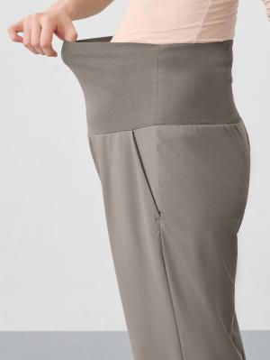 マタニティ パンツ|Rosemadame（ローズマダム）接触冷感カノコストレッチワイドテーパードパンツ　マタニティ・産後【出産後も長く使える】