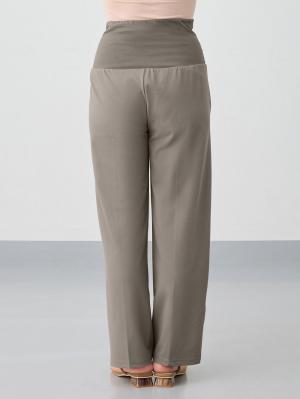 マタニティ パンツ|Rosemadame（ローズマダム）接触冷感カノコストレッチワイドテーパードパンツ　マタニティ・産後【出産後も長く使える】