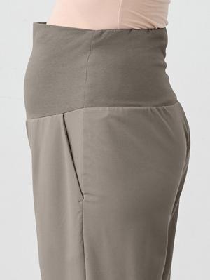 マタニティ パンツ|Rosemadame（ローズマダム）接触冷感カノコストレッチワイドテーパードパンツ　マタニティ・産後【出産後も長く使える】