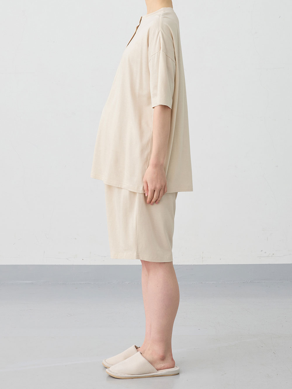 マタニティ パジャマ・ルームウェア|犬印本舗　【オーガニックコットン】綿100％　パジャマ3点セット　マタニティ・授乳パジャマ【出産後も長く使える】