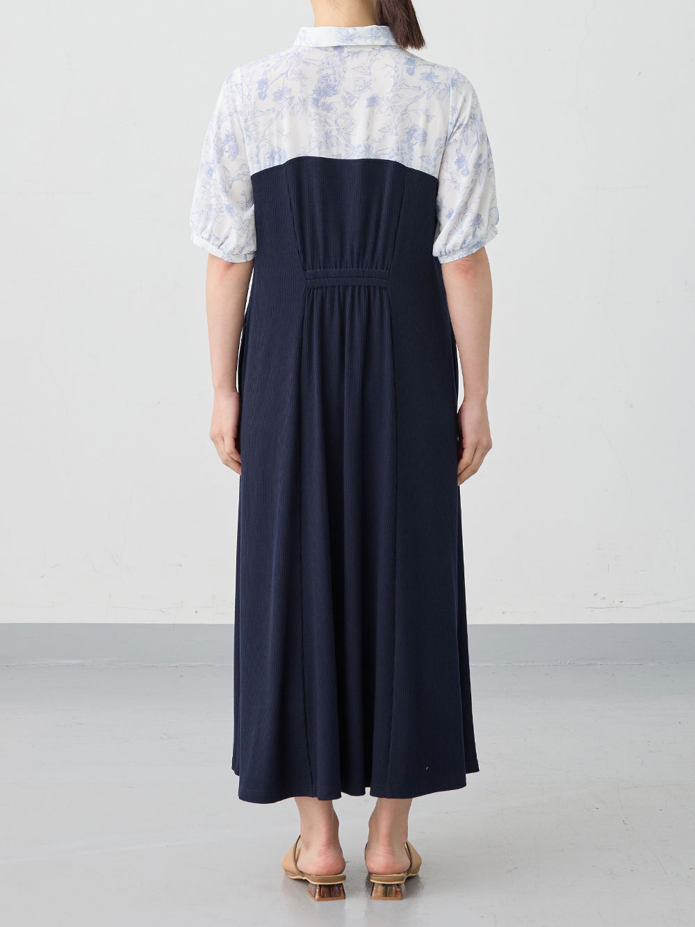 エンジェリーベ マタニティ ワンピース ベルト付きカシュクール風ワンピース マタニティ・授乳服【出産