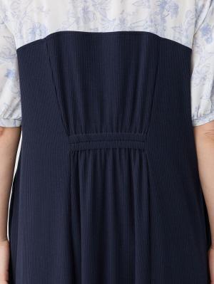 マタニティ ワンピース|ビスチェ風ワンピース マタニティ・産後授乳服【出産後も長く使える】