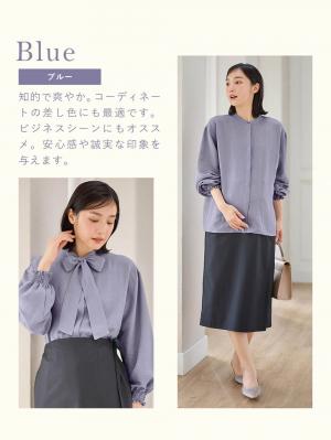 マタニティ トップス|【2WAY着用可】ボウタイ付きブラウス　マタニティ・授乳服【出産後も長く使える】