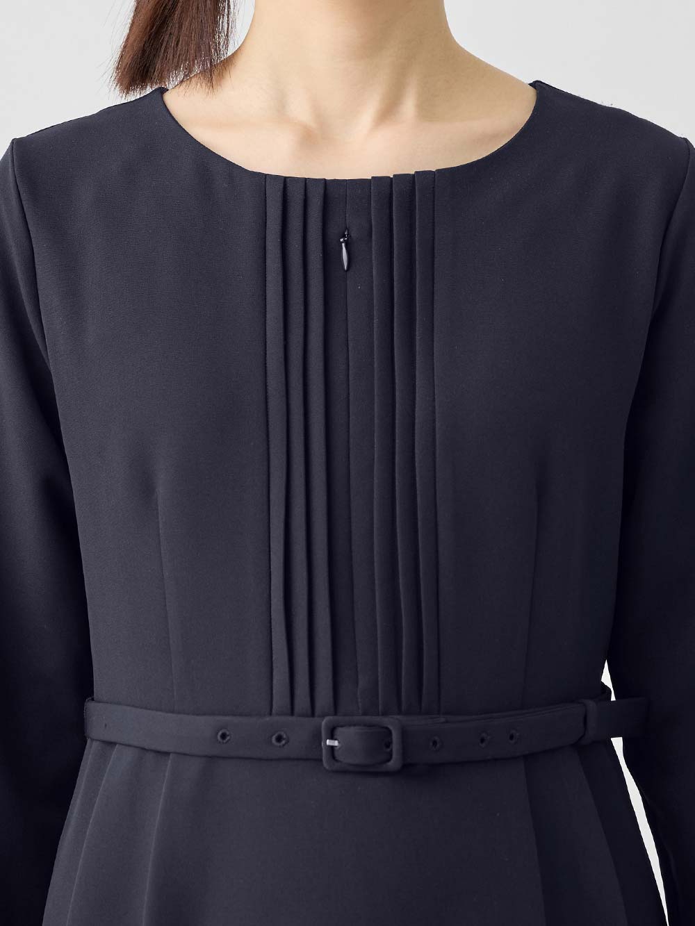 マタニティ ワンピース|ストレッチサイドタックフレアワンピース　マタニティ・授乳服【出産後も長く使える】