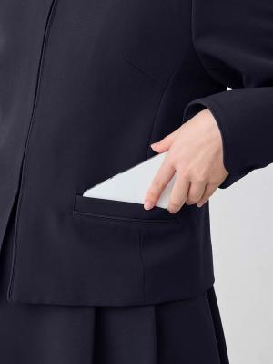 マタニティ トップス|ノーカラージャケット　マタニティ・産後授乳服【出産後も長く使える】