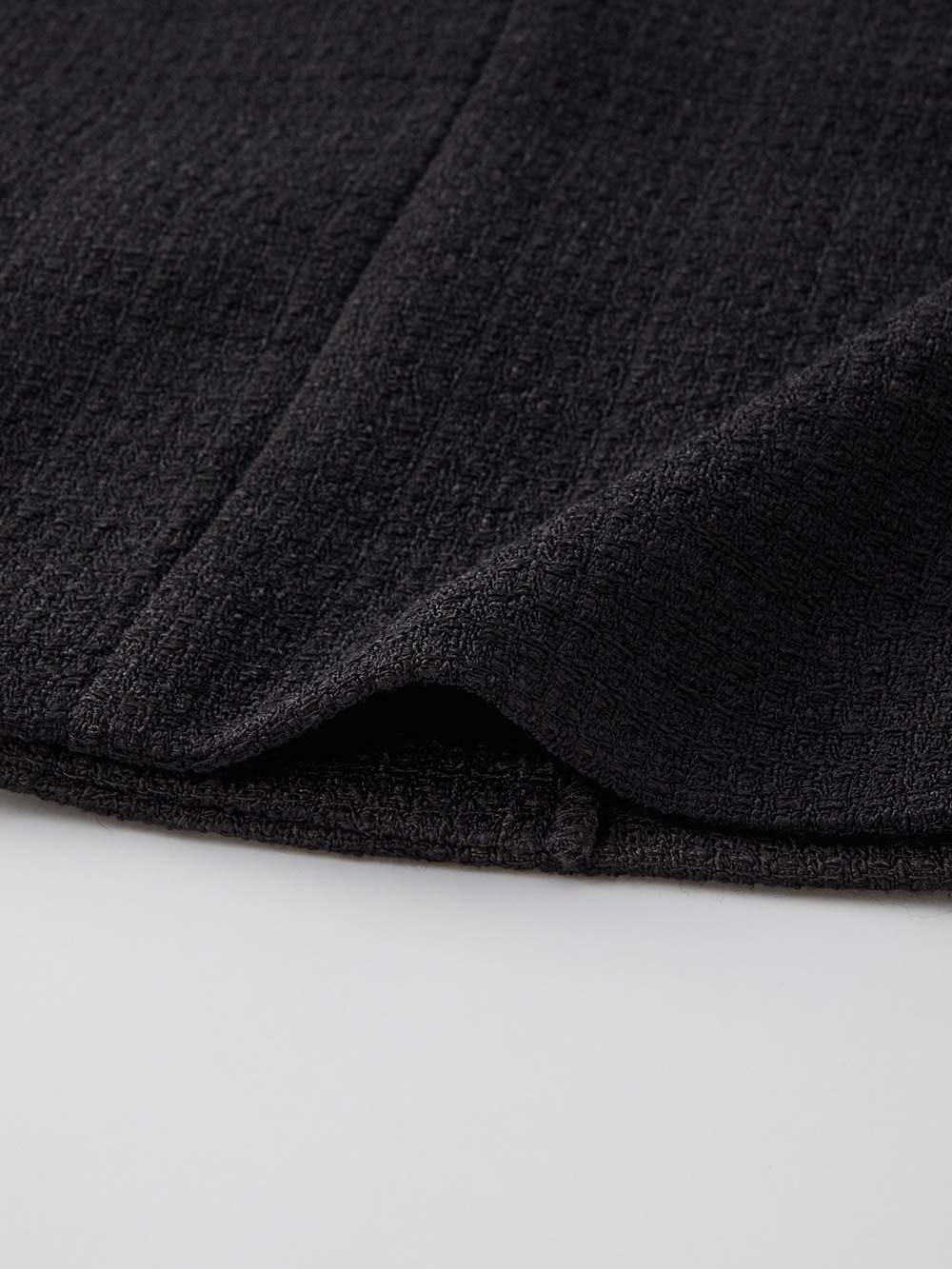 マタニティ トップス|ノーカラージャケット　マタニティ・産後授乳服【出産後も長く使える】|ツイードブラック