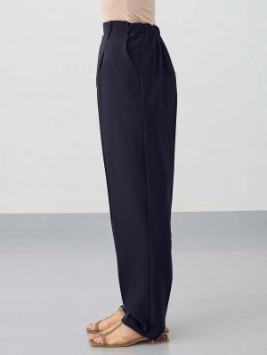 マタニティ パンツ|ストレッチストレートパンツ マタニティ・産後【出産後も長く使える】