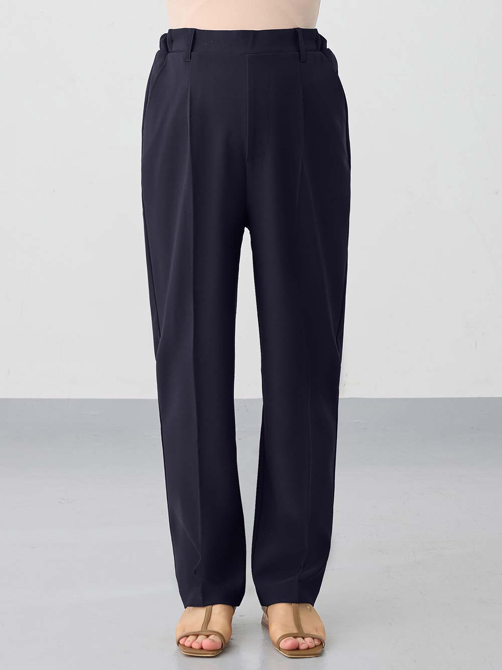 マタニティ パンツ|ストレッチストレートパンツ マタニティ・産後【出産後も長く使える】