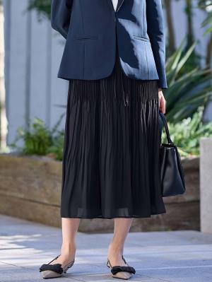 ランダムプリーツスカート マタニティ・産後【出産後も長く使える】10613