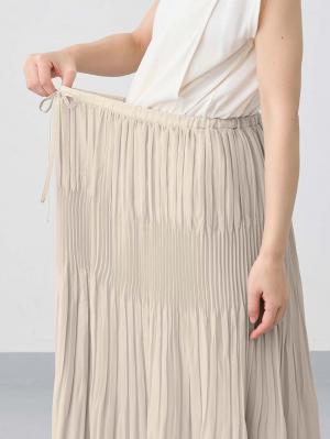 マタニティ スカート|ランダムプリーツスカート マタニティ・産後【出産後も長く使える】