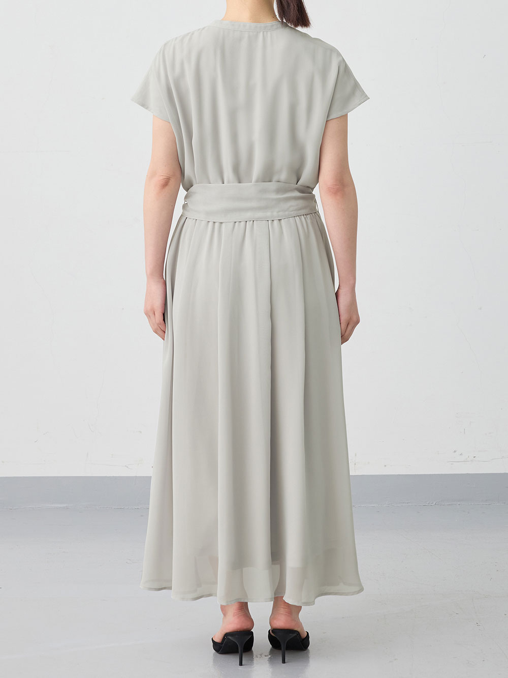 マタニティ ワンピース|シアーロングワンピース マタニティ・授乳服【出産後も長く使える】