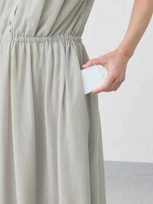 マタニティ ワンピース|シアーロングワンピース マタニティ・授乳服【出産後も長く使える】