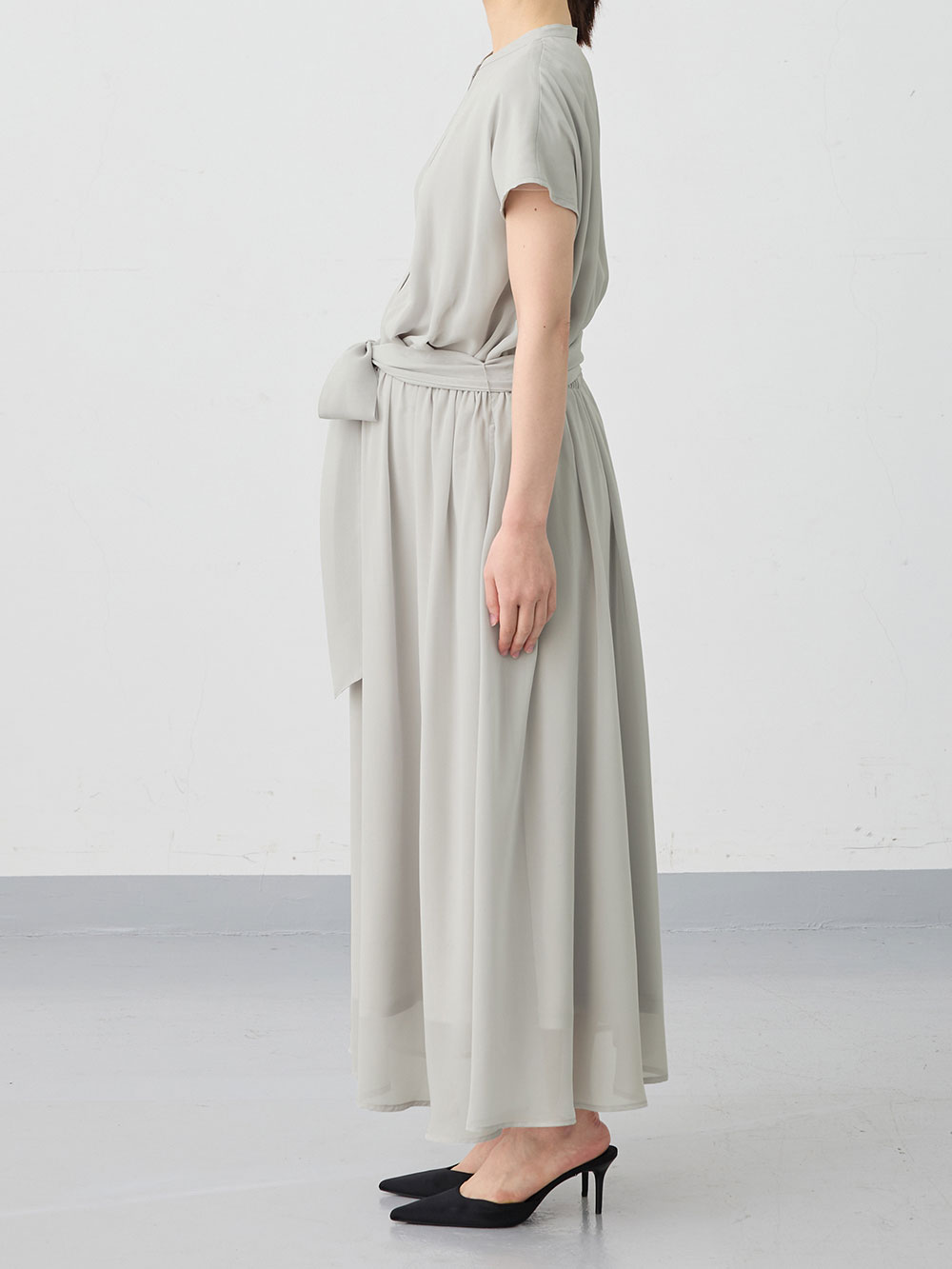 マタニティ ワンピース|シアーロングワンピース マタニティ・授乳服【出産後も長く使える】