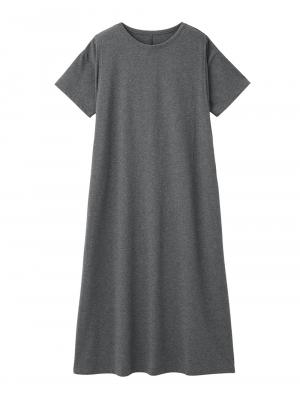 【遮熱・UVカット・接触冷感・吸汗速乾】ワイドシルエットワンピース マタニティ・授乳服【出産後も長く使える】10617