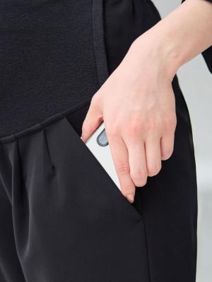 マタニティ ワンピース|【ブラックフォーマル・喪服】ストレッチジョーゼットセットアップ　マタニティ・産後【出産後も長く使える】