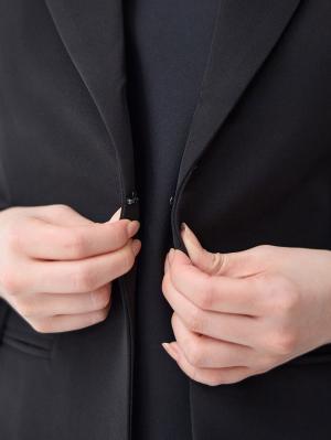 マタニティ ワンピース|【ブラックフォーマル・喪服】ストレッチジョーゼットセットアップ　マタニティ・産後【出産後も長く使える】