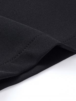 マタニティ ワンピース|【ブラックフォーマル・喪服】ストレッチジョーゼットセットアップ　マタニティ・産後【出産後も長く使える】