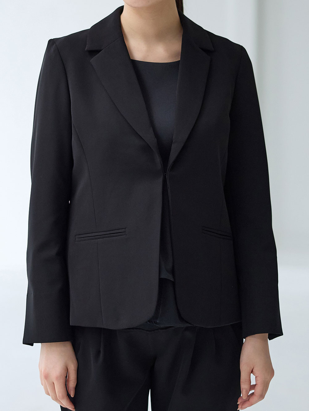 マタニティ ワンピース|【ブラックフォーマル・喪服】ストレッチジョーゼットセットアップ　マタニティ・産後【出産後も長く使える】