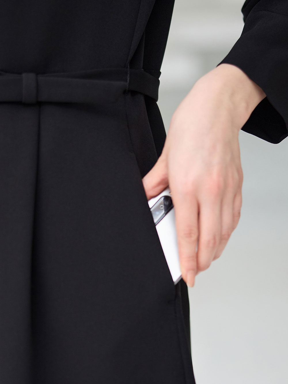 マタニティ ワンピース|【ブラックフォーマル・喪服】快適ストレッチフォーマルセットアップ　マタニティ・産後【出産後も長く使える】