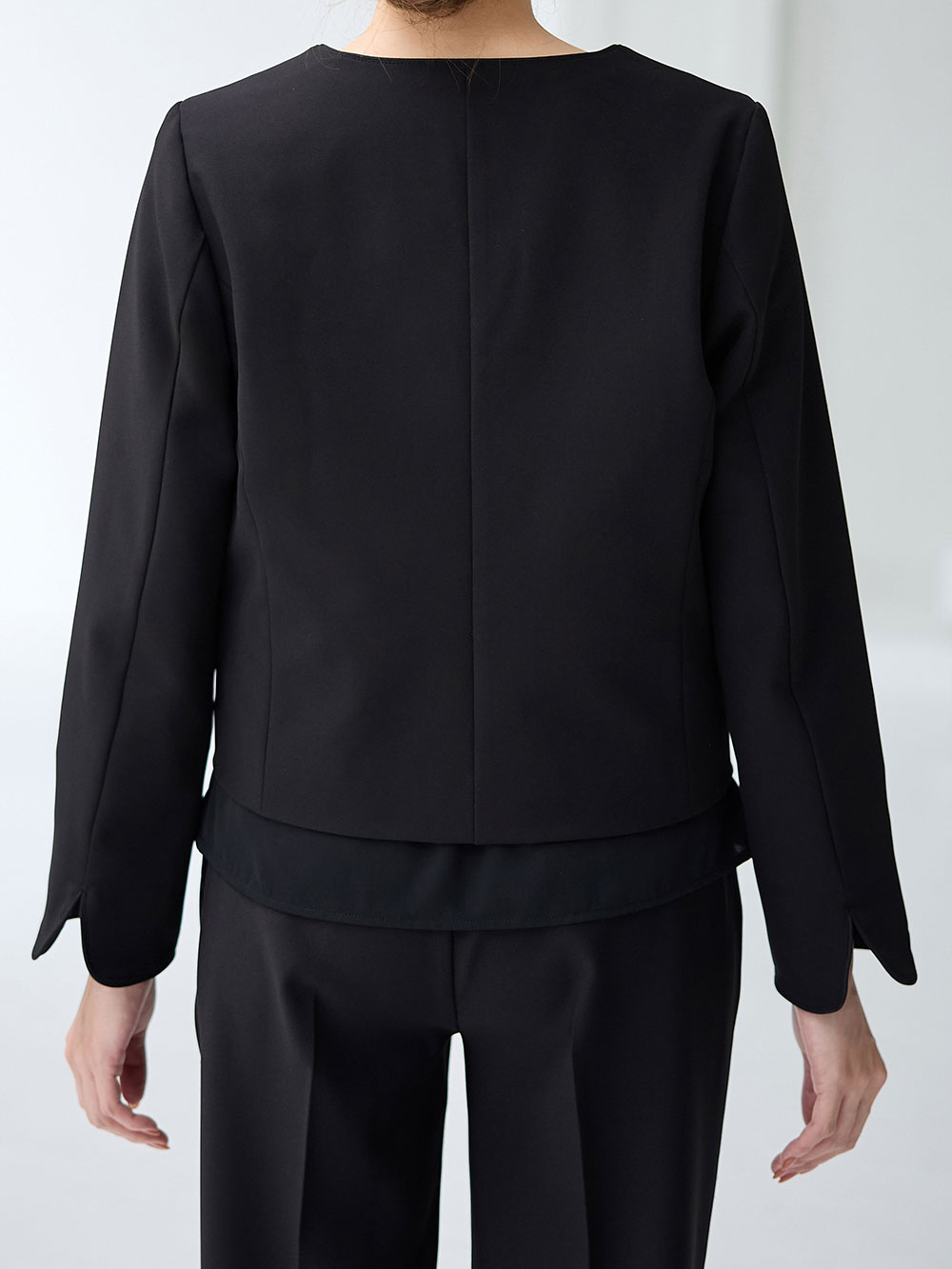 マタニティ ワンピース|【ブラックフォーマル・喪服】快適ストレッチフォーマルセットアップ　マタニティ・産後【出産後も長く使える】