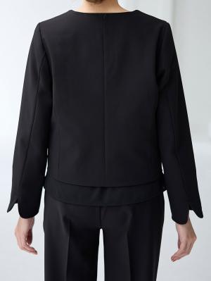 マタニティ ワンピース|【ブラックフォーマル・喪服】快適ストレッチフォーマルセットアップ　マタニティ・産後【出産後も長く使える】