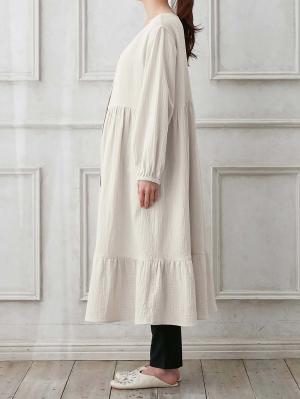 マタニティ パジャマ・ルームウェア|【親子コーデセット】ぷくぷくダブルガーゼ裾ティアード3WAYワンピース&産前産後使えるレギンスパジャマ&2wayオール 出産準備 ギフト マタニティ・産後