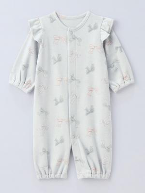 マタニティ パジャマ・ルームウェア|【親子コーデセット】リボン柄プリントワンピース&産前産後使えるレギンスパジャマ&2wayオール 出産準備 ギフト マタニティ・産後