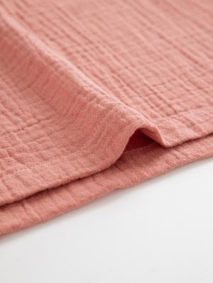 マタニティ パジャマ・ルームウェア|ポコポコガーゼ丸首パジャマ　マタニティ・授乳パジャマ【産後も長く着れる】INUJIRUSHI（イヌジルシ）