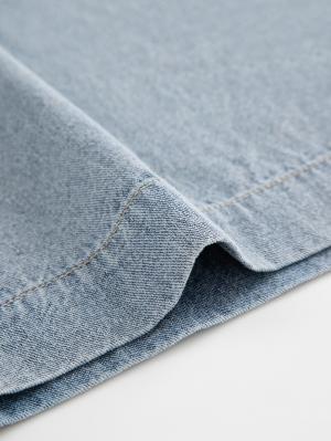 マタニティ パジャマ・ルームウェア|やわらかデニムワイドパンツ　マタニティ・産後【産後も長く着れる】INUJIRUSHI（イヌジルシ）