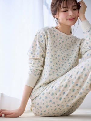 長袖サーマルパジャマ3点セット　JEMORGAN（ジェーイーモーガン）　ギフト　マタニティ・産後【出産後も長く使える】10637