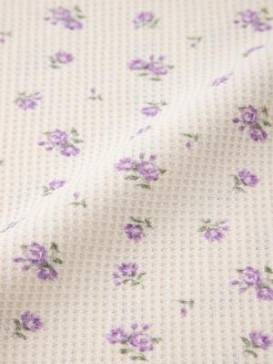 マタニティ パジャマ・ルームウェア|長袖サーマルパジャマ3点セット　JEMORGAN（ジェーイーモーガン）　ギフト　マタニティ・産後【出産後も長く使える】|ラベンダー