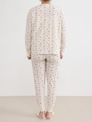 マタニティ パジャマ・ルームウェア|長袖サーマルパジャマ3点セット　JEMORGAN（ジェーイーモーガン）　ギフト　マタニティ・産後【出産後も長く使える】