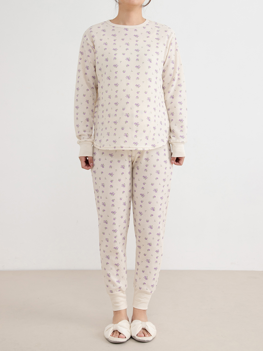 マタニティ パジャマ・ルームウェア|長袖サーマルパジャマ3点セット　JEMORGAN（ジェーイーモーガン）　ギフト　マタニティ・産後【出産後も長く使える】