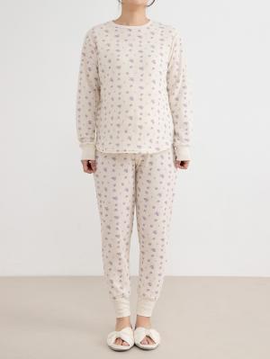 マタニティ パジャマ・ルームウェア|長袖サーマルパジャマ3点セット　JEMORGAN（ジェーイーモーガン）　ギフト　マタニティ・産後【出産後も長く使える】