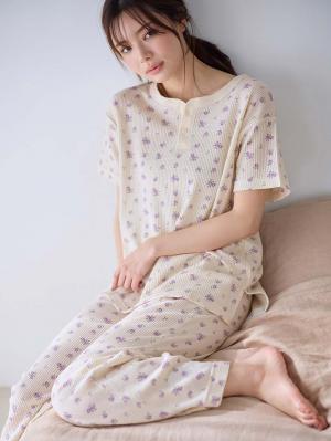 半袖サーマルパジャマ3点セット　JEMORGAN（ジェーイーモーガン）　ギフト　マタニティ・産後【出産後も長く使える】10638