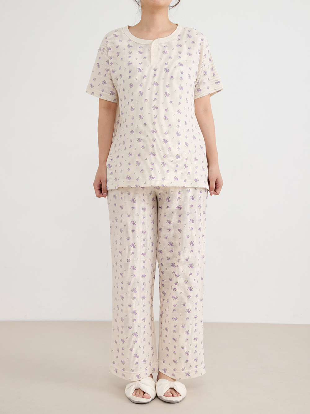 マタニティ パジャマ・ルームウェア|半袖サーマルパジャマ3点セット　JEMORGAN（ジェーイーモーガン）　ギフト　マタニティ・産後【出産後も長く使える】