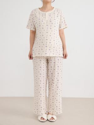 マタニティ パジャマ・ルームウェア|半袖サーマルパジャマ3点セット　JEMORGAN（ジェーイーモーガン）　ギフト　マタニティ・産後【出産後も長く使える】