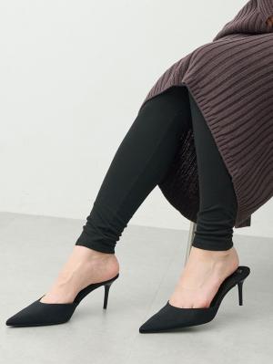 マタニティ パンツ|おなからくちんしっとり潤うレギンス　マタニティ・産後【産後も長く着れる】INUJIRUSHI（イヌジルシ）|ブラック