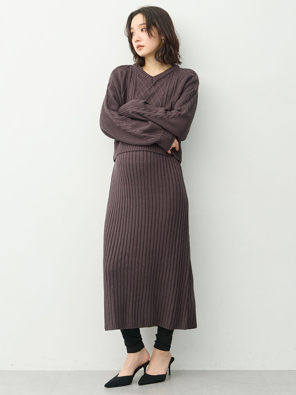 マタニティ パンツ|おなからくちんしっとり潤うレギンス　マタニティ・産後【産後も長く着れる】INUJIRUSHI（イヌジルシ）|ブラック
