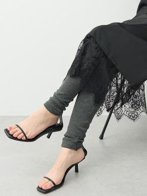 マタニティ パンツ|らくちんあったかシームレスレギンス　マタニティ・産後【産後も長く着れる】INUJIRUSHI（イヌジルシ）|チャコールグレー