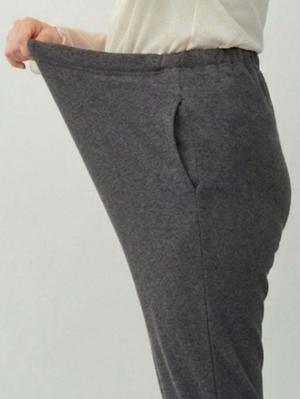 マタニティ パンツ|綿混裏シャギージョガーパンツ　マタニティ・産後【産後も長く着れる】INUJIRUSHI（イヌジルシ）