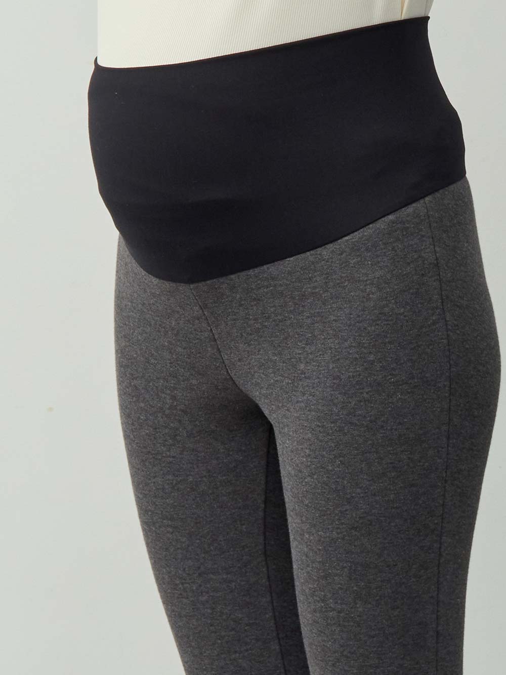 マタニティ パンツ|綿混裏シャギーレギンスパンツ　マタニティ・産後【産後も長く着れる】INUJIRUSHI（イヌジルシ）