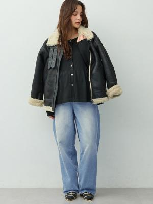マタニティ ワンピース|ペプラムニットセットアップ　マタニティ・産後【産後も長く着れる】Rosemadame(ローズマダム)|ブラック