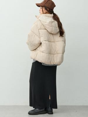 マタニティ ワンピース|ペプラムニットセットアップ　マタニティ・産後【産後も長く着れる】Rosemadame(ローズマダム)|ブラック