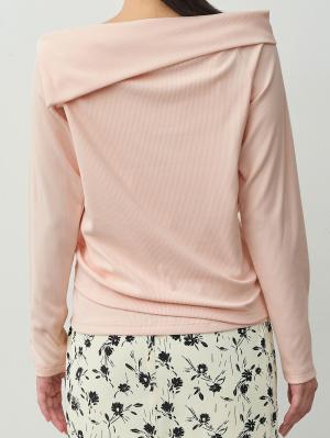 マタニティトップス・授乳服トップス|オフショル風ギャザートップス　マタニティ・産後授乳服【出産後も長く着られる】