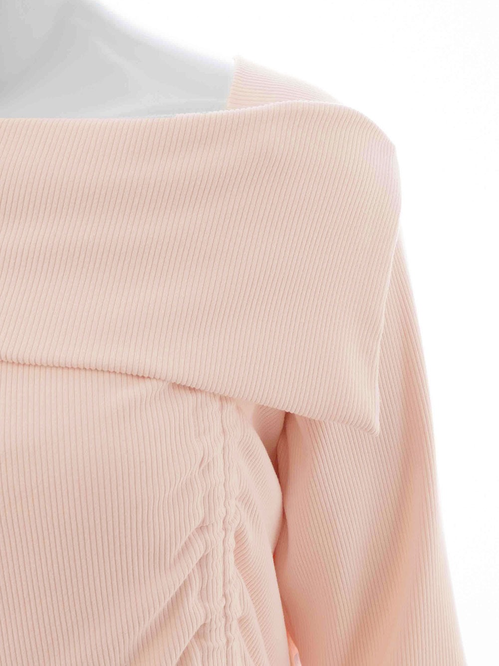 マタニティトップス・授乳服トップス|オフショル風ギャザートップス　マタニティ・産後授乳服【出産後も長く着られる】