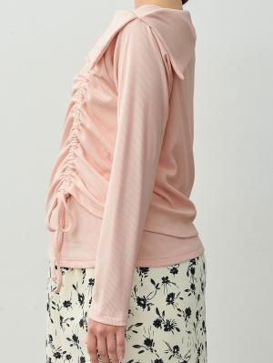 マタニティトップス・授乳服トップス|オフショル風ギャザートップス　マタニティ・産後授乳服【出産後も長く着られる】
