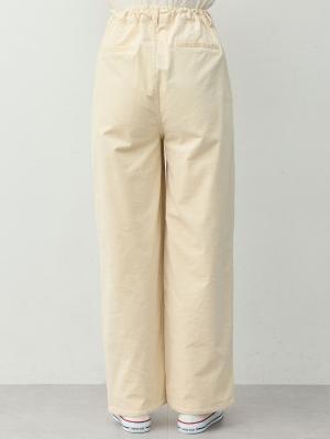 マタニティ パンツ|綿混ワイドストレートコーデュロイパンツ　マタニティ・産後【出産後も長く着られる】
