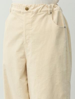 マタニティ パンツ|綿混ワイドストレートコーデュロイパンツ　マタニティ・産後【出産後も長く着られる】